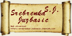 Srebrenka Juzbašić vizit kartica